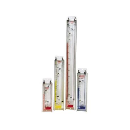 Série MTJ Manomètres à colonne de liquide verticale avec réservo
